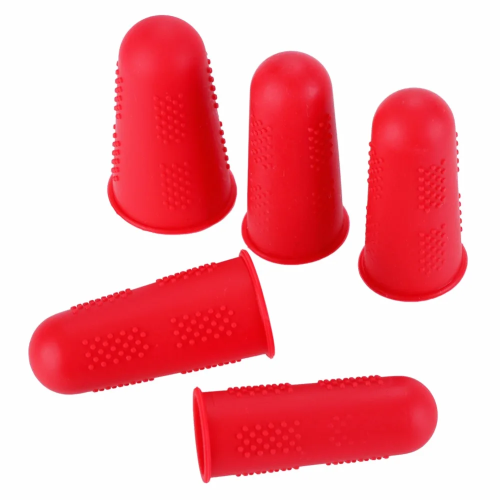 5Pcs/Set Silicone Heat Resistant Pot Sleeve Cover Anti hot Kitchen