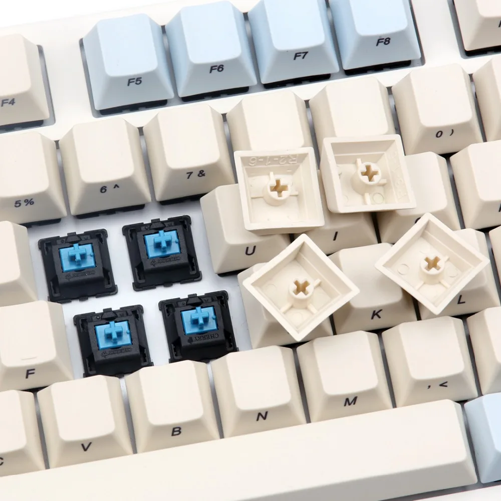 Младенческий keycap боковой принт вишни профиль PBT краситель sub 108 клавишей для