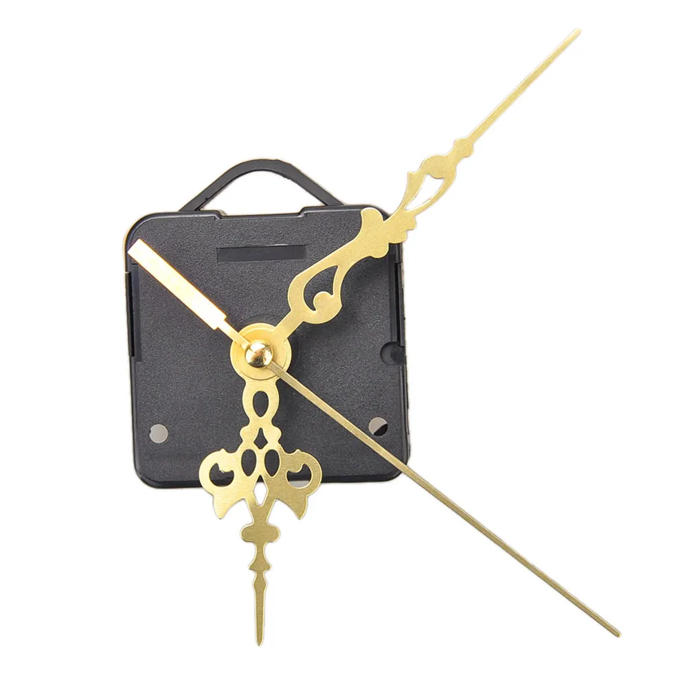 Роскошные Длинные шпиндель кварцевые часы механизм частей ремонт DIY часы инструменты с золотыми руками тишина