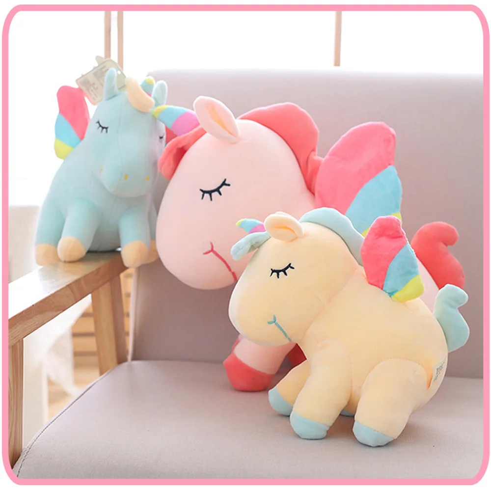 Unicorn Plush Toy Cute Unicorn Doll Cute Animal Stuffed Unicornio Soft Pillow Baby Kids Toys for Girl Birthday Christmas Gift