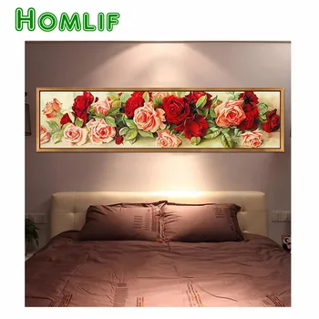 

5d diy custom diamond painting kits diamond painting eigen foto Rose Buffet full square stitch Diamond embroidery mosaic gifts