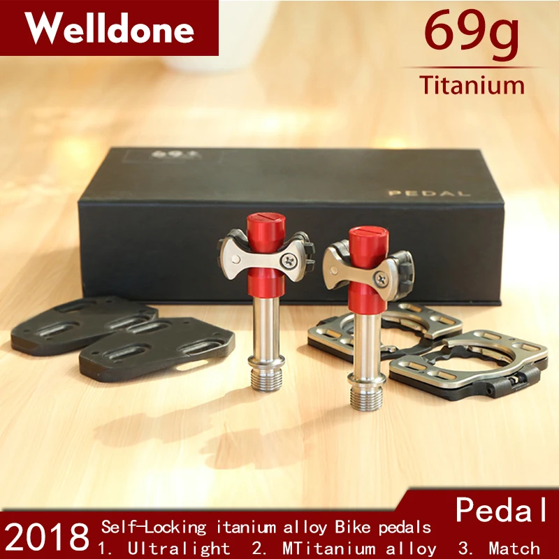 ight weight and durable cycling titanium bicycle pedals part axis