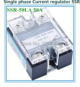 

Single phase solid state relay with current regulator SSR-50LA 50A SSR relay, high quality