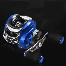baitcast wheel anti explosion line 18 axis full metal distant micro material ruer wheel fishing reel