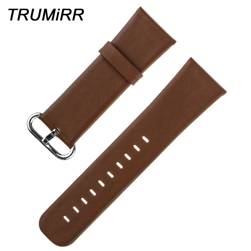 Genuine Leather Watchband 22mm Wide for LG G Watch W100 R