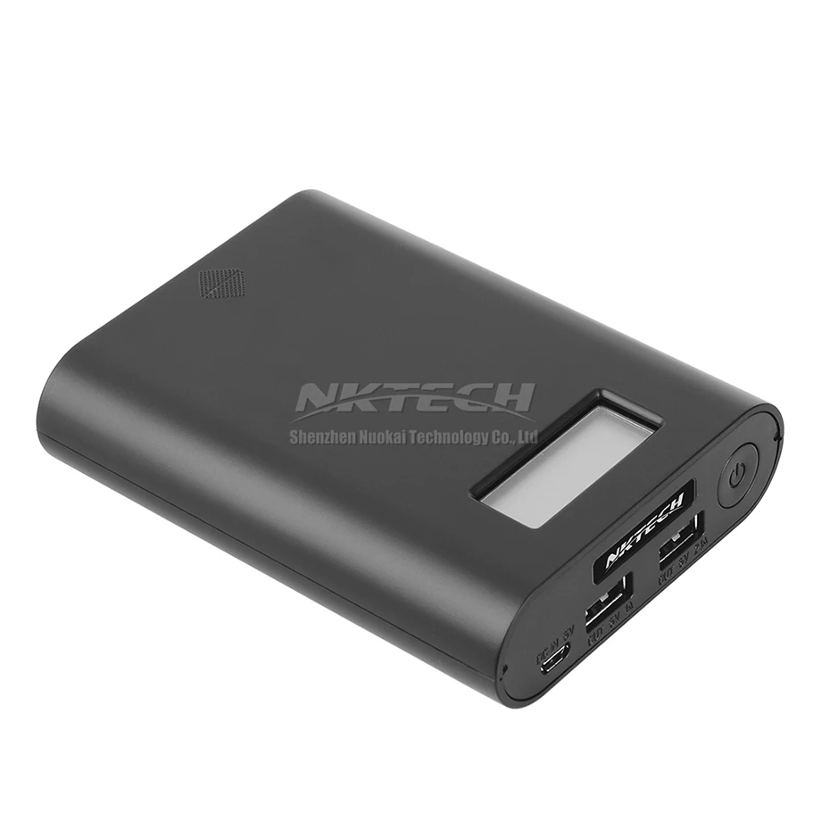 NKTECH E3S внешний Мощность банка 18650 Батарея USB ЖК-дисплей Зарядное устройство коробка 4 слотов для карт для Коврики 20 P20 Pro iPad Air iPhone XS 7 8 планшетов сотовых