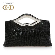 Coofit Роскошные вечерние сумки с блестками женская сумка-клатч винтажная модная вечерняя сумочка с блестками для свадебного банкета, вечеринки