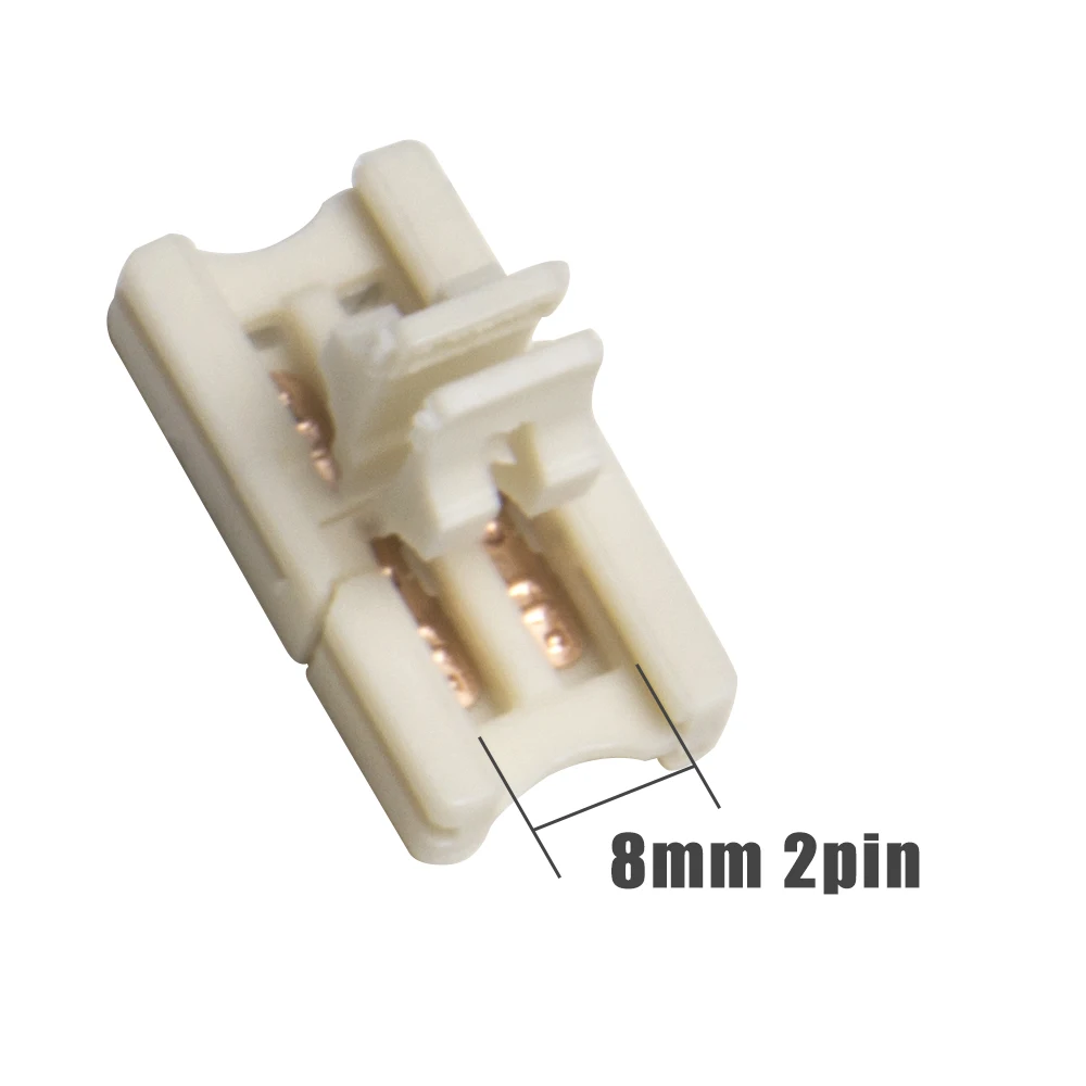 10 шт./лот 2pin 3pin 4pin тонкий LED RGB Разъем проводника для 8 мм терминалы 3528 5050 двойной