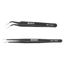 2 шт. ESD-11 ESD-15 Нержавеющая сталь и т. д. вы можете использовать антистатические пинцеты комплект для Ремонт мобильных телефонов Набор инструментов Набор NG4S