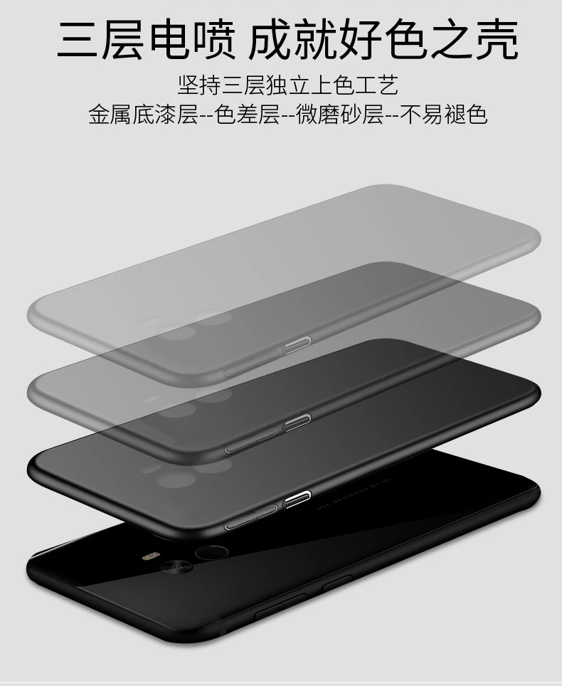 Для Xiaomi mi x Чехол для мобильного телефона ультра тонкий жесткий чехол задняя крышка для телефона Xiaomi mi x новая оболочка capas