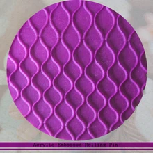 Антипригарная рельефная Скалка с волнистым узором для детей