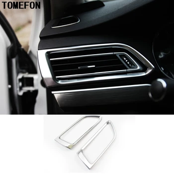 

Stainless Steel For Peugeot 308 Hatchback 2014 2015 2016 Second Generation T9 SW Rear View 5Door Air-conditioning Outlet Cover