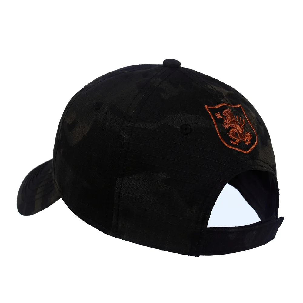 TSNK, мужская и женская кепка для бега, кепка, военная, для энтузиастов, американская Каратель, уплотненная, командная, хлопковая кепка, регулируемая, бейсболка - Цвет: Коричневый