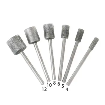 

10pcs Cylindrical Graphite Rod Polished Diamond Grinding Needle Grinding Carving Tool