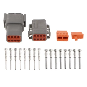 

1 Kit 8 Way Sealed Waterproof Electrical Wire Connector Plugs Terminals Set