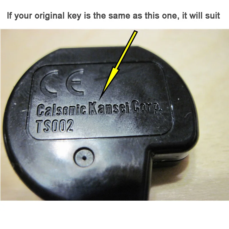 KEYECU 433 92 МГц ID46 чип FCC ID: TS002 Модернизированный складной 2 кнопочный дистанционный