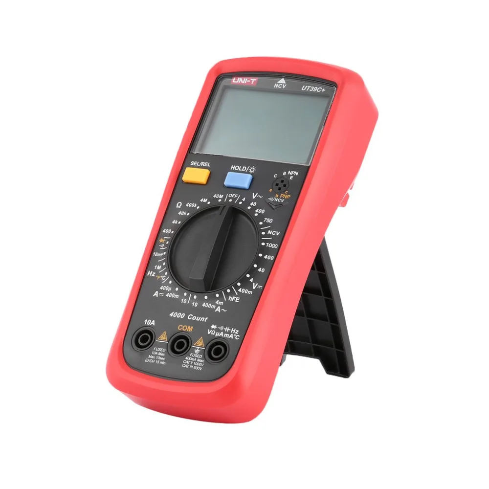 

Digital Multimeter UNIT DC/AC Voltage Current Meter Handheld Ammeter Ohm Diode NCV Tester 3999 Counts Multitester No Contact