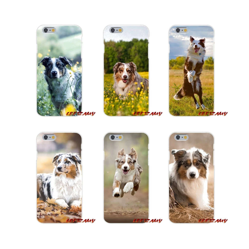 Australian Shepherd Shiba Inu Dog For Samsung Galaxy A5 A6S A7 A8 A9S Star J4 J6 J7 J8 Prime Plus 2018 Transparent TPU Skin Case | Мобильные