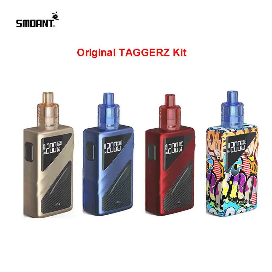 Оригинальные электронные сигареты Smoant Набу 225 Вт комплект для электронной сигареты Двойной 18650 аккумулятор smoant vape мод 4,0 мл tank 24 дюймовый