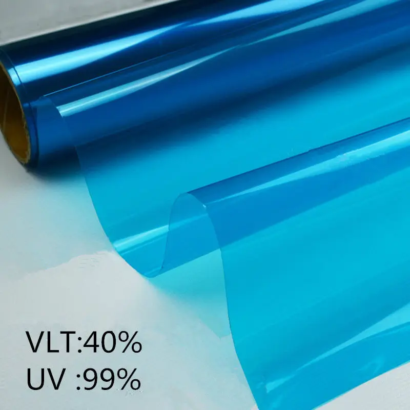 

Blue Decorative Foils Window Tints architectural Window Film 1.52x3m