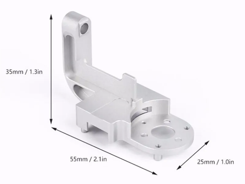 DJI Phantom 3 Yaw Arm Gimbal Roll And Cover Parts Solid Aluminum CNC Kit For Dji Phantom 3 Advanced Professional