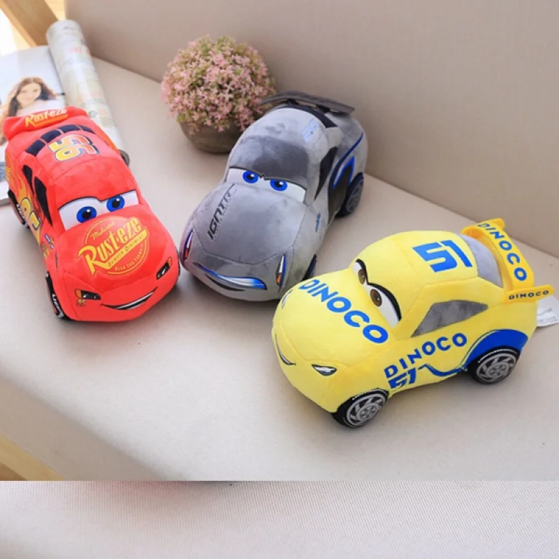 Мягкие игрушки дисней плюшевые игрушечные машинки Lightning McQueen имитация гоночных