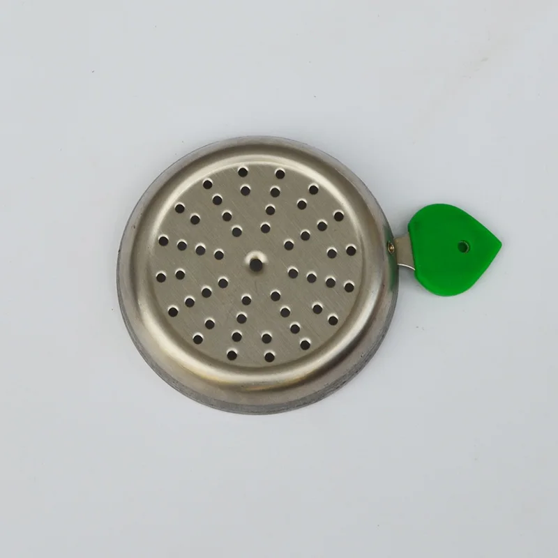 1 Pcs Shisha Hookah Charcoal Metal Screen Apple Leaf Shaped Silicone Handle Narguile Water Smoking Accessories hookah accessories