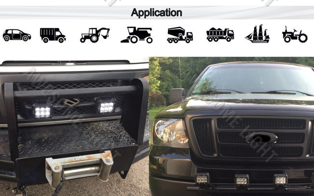 18w led work light bar offroad auto 4x4 driving light bar (4)