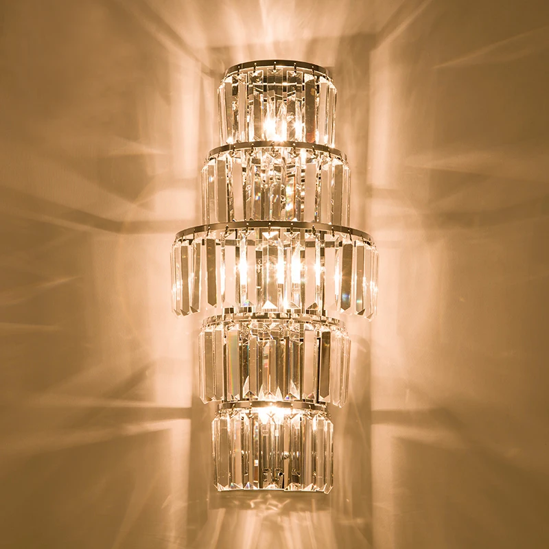 Indoor Lighting Crystal Wall Lamps Long Bar Sconce Indoor Lighting Crystal Wall Lamps Long