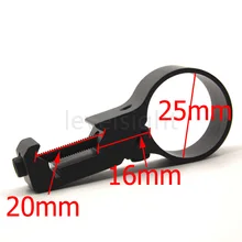 Крепление кольцо принадлежности для охоты крепление для прицела " смещение 25,4 мм Кольцо фонарик лазерное Боковое крепление 20 мм 7/8"