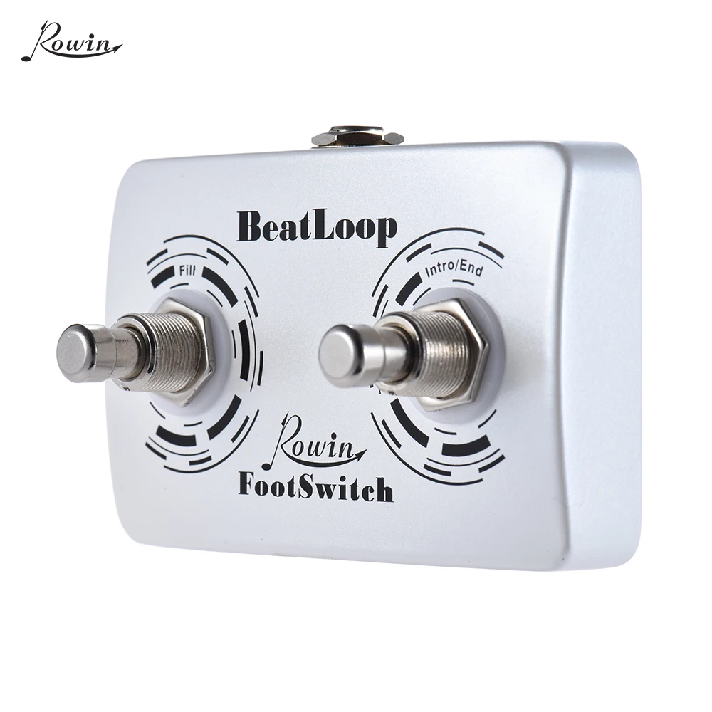 

Rowin BeatLoop Dual Footswitch Foot Switch Pedal for Rowin BEAT LOOP Recording Effect Pedal with 6.35mm Cable