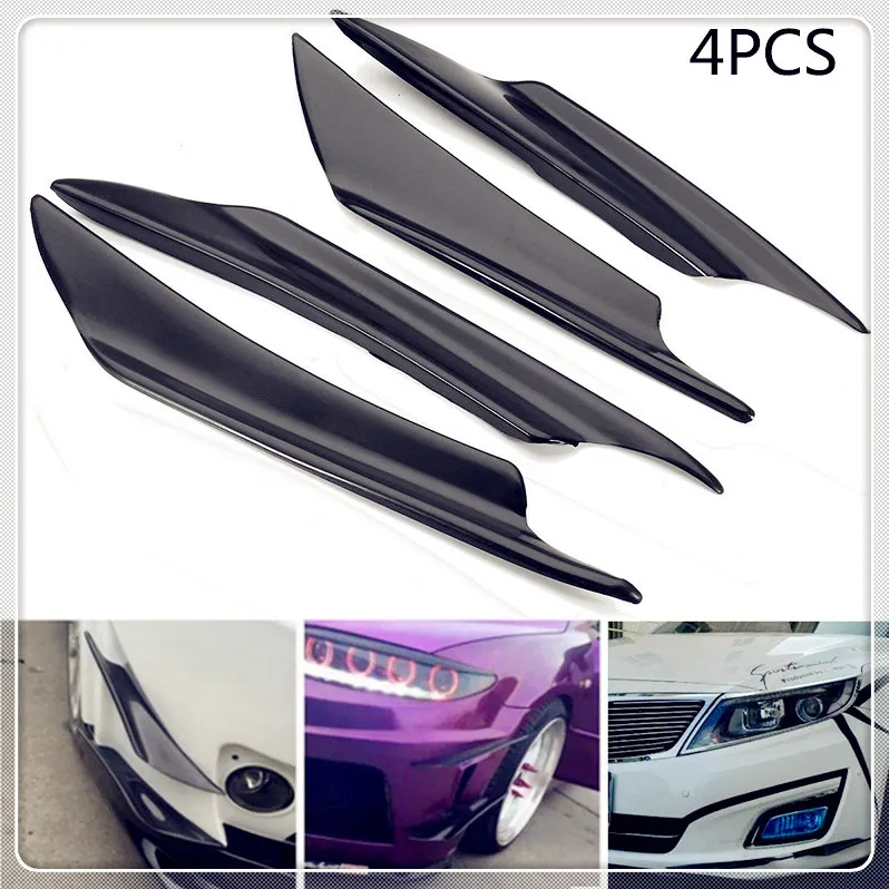 

car wind Bumper Lip Splitter Fin Air Canard Wing Spoiler FOR Honda City OSM FC Small PUYO Element Step REMIX CRV
