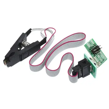 

SOIC8 SOP8 Test Clip For EEPROM 93CXX/25CXX/24CXX in-circuit programming on USB Programmer TL866CS TL866A