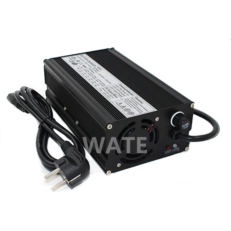 29.2V 20A Charger 8S 24V LiFePO4 Battery Smart Charger Aluminum shell With fan Robot electric wheelchair 29.2V 20A Charger 8S 24V LiFePO4 Battery Smart Charger Aluminum shell With fan Robot electric wheelchair