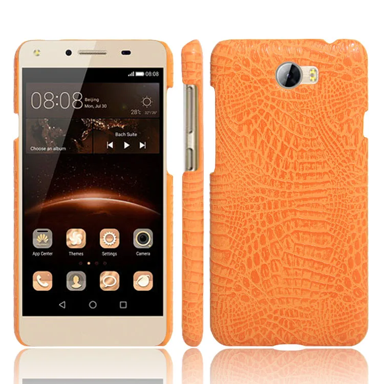 

Crocodile Skin Protective Back Cover For Huawei Y5 II / Huawei Y5 2 / Huawei Y5II 5.0" Phone Case Accessories Case Coques