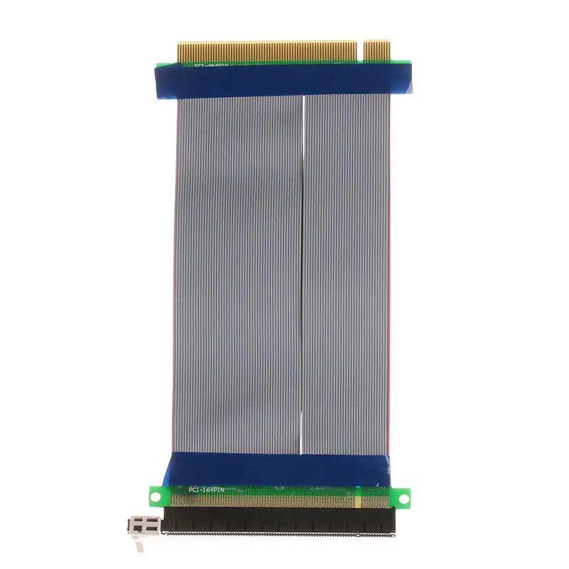 

Hot PCIe 16X PCI Express PCI-E 16X Male to 16X Female Slots Riser Extender Card Adapter Flexible Cable 15cm
