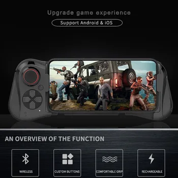 

Wireless Game Pad Bluetooth Android iOS Joystick VR Telescopic Gaming Controller Support PUBG Mobile Gamepad for IPhone Samsung