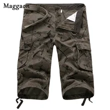 Мужские летние армейские камуфляжные шорты мужские модные мужские шорты Карго workoutкороткие мужские хлопковые Шорты повседневные мешковатые тактические шорты
