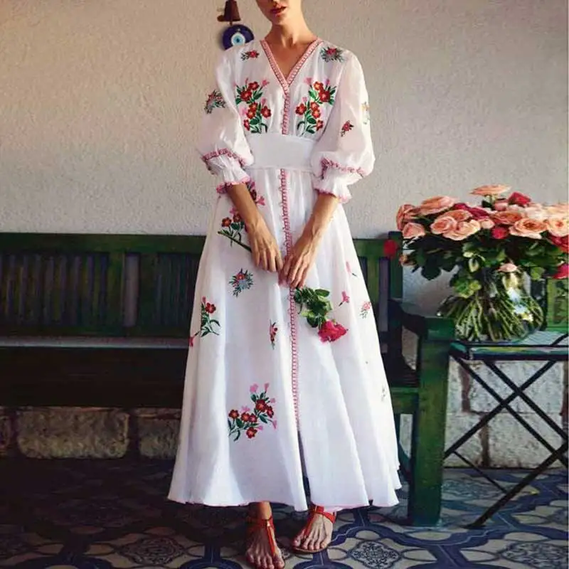 embroidered dress