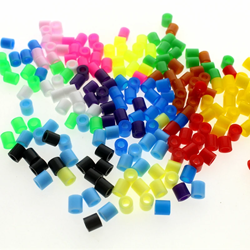 5 мм 24 цвета бусины Хама перлер 2400 штук в штучной упаковке Набор EVA для детей сделай сам для рукоделия предохранитель бисер интеллект развивающие игрушки ремесло