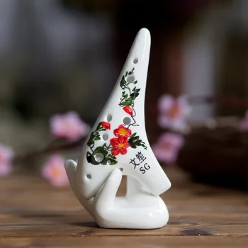 

12 hole ocarina wholesale high G crack hand-painted process many kinds of pattern can choose all the teaching materials