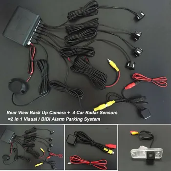 

4 Sensors Car Parking Radar Monitor Detector System For KIA Carens RP MK3 2012~2015 with Waterproof Car Rearview Reverse Camera