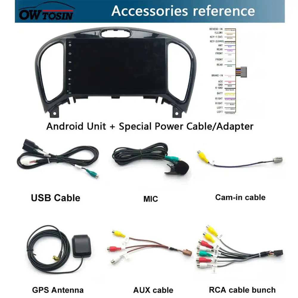 Sale 8" IPS 8Core 4G +64G Android 9.0 Car DVD Radio GPS Navi For Nissan Juke YF15 Infiniti ESQ 2016 2017 CarPlay Parrot BT Adas 5