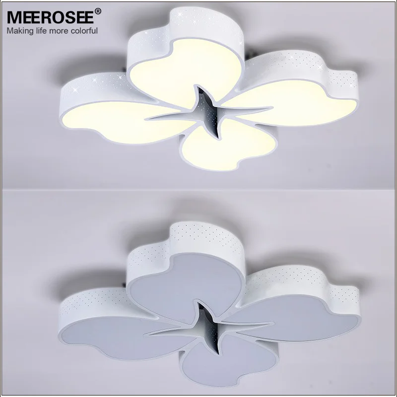 54 Watt White Metal Base Led Ceiling Light Flower Fancy Lamp