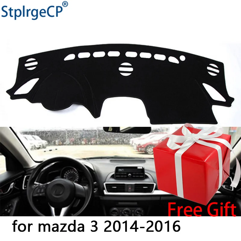 Коврик для приборной панели mazda 3 mazda3 M3 2014 2015-2017 защитный коврик тент подушка