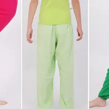 13 видов цветов унисекс дети summertai Чи боевых искусств Штаны детей кунг-фу пижамы/Брюки Прохладный