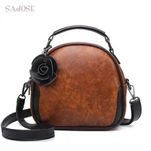 Bolsos bandolera para mujeres de marca de diseñador de moda bolso de cuero PU Vintage bolsos de mensajero de alta calidad pequeña señora bolso de hombro