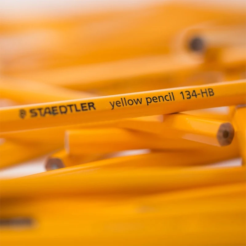 12 шт. STAEDTLER 134 карандаш с ластиком школьные Канцтовары офисные принадлежности для