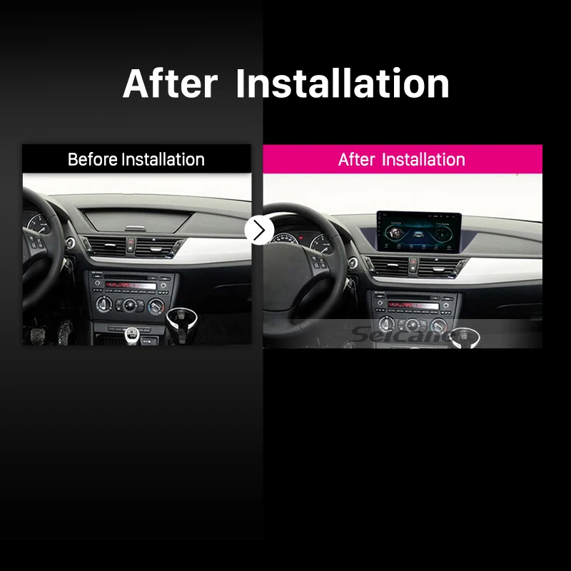 Perfect seicane Car Multimedia player 10.1 inch Android 8.1 HD 1080P Video touchscreen autoradio for BMW X1 E84 2009-2013 radio GPS WIFI 4