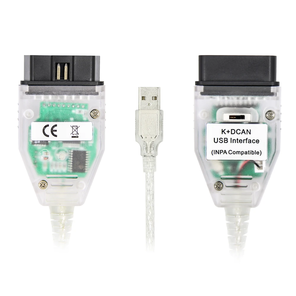 Диагностический сканер OBDII для BMW INPA K DCAN интерфейсы + USB Ediabas D CAN OBD2 FT232RL| |